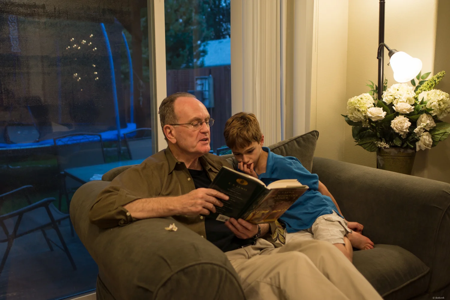Reading with Dr. G | 365 Project | September 15th, 2013 | 24mm, f/1.8, ISO 100, 1/20