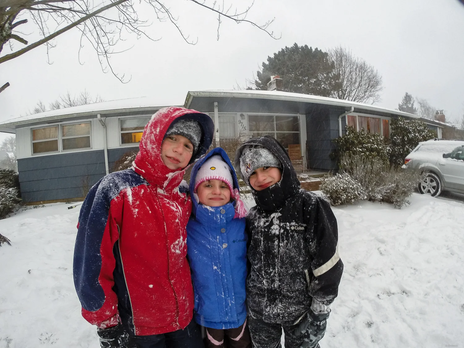 Snowing