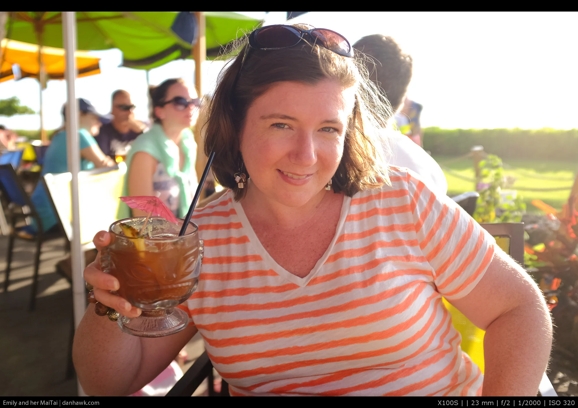 Emily and her MaiTai