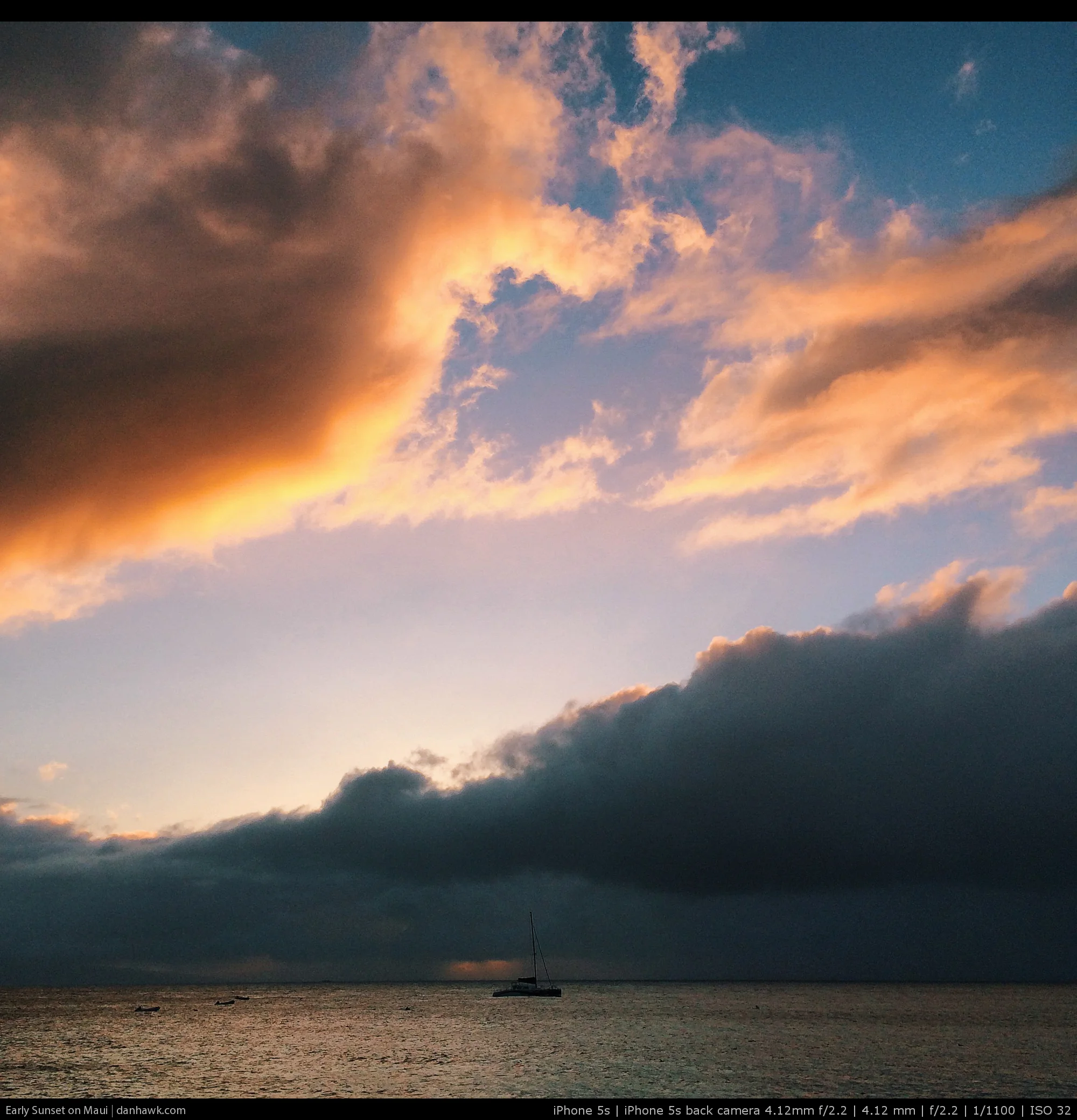 Early Sunset on Maui