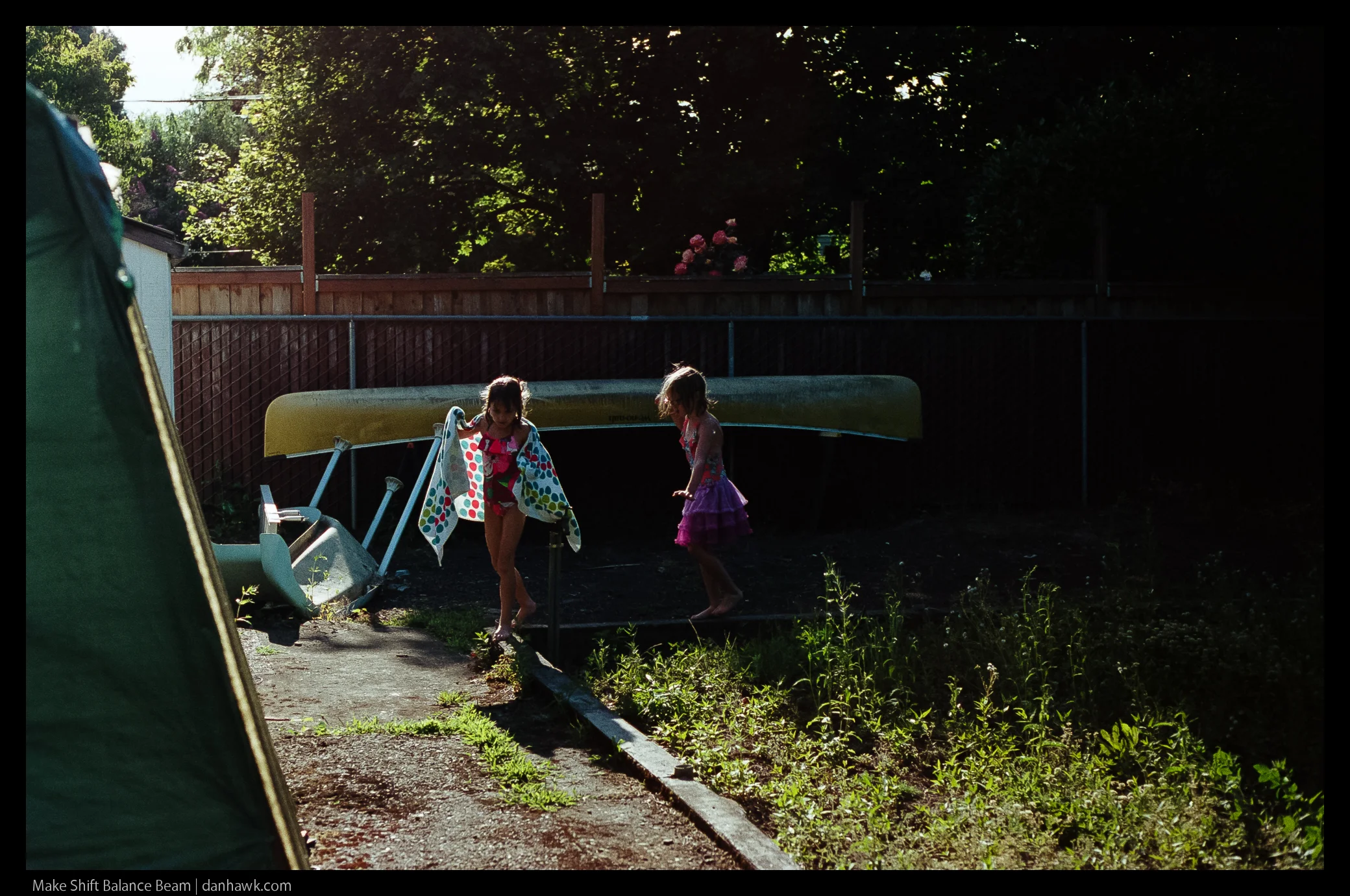 Make Shift Balance Beam