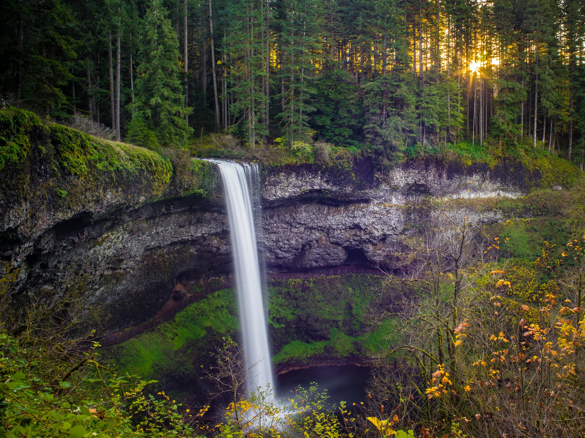 South Falls at Last Light