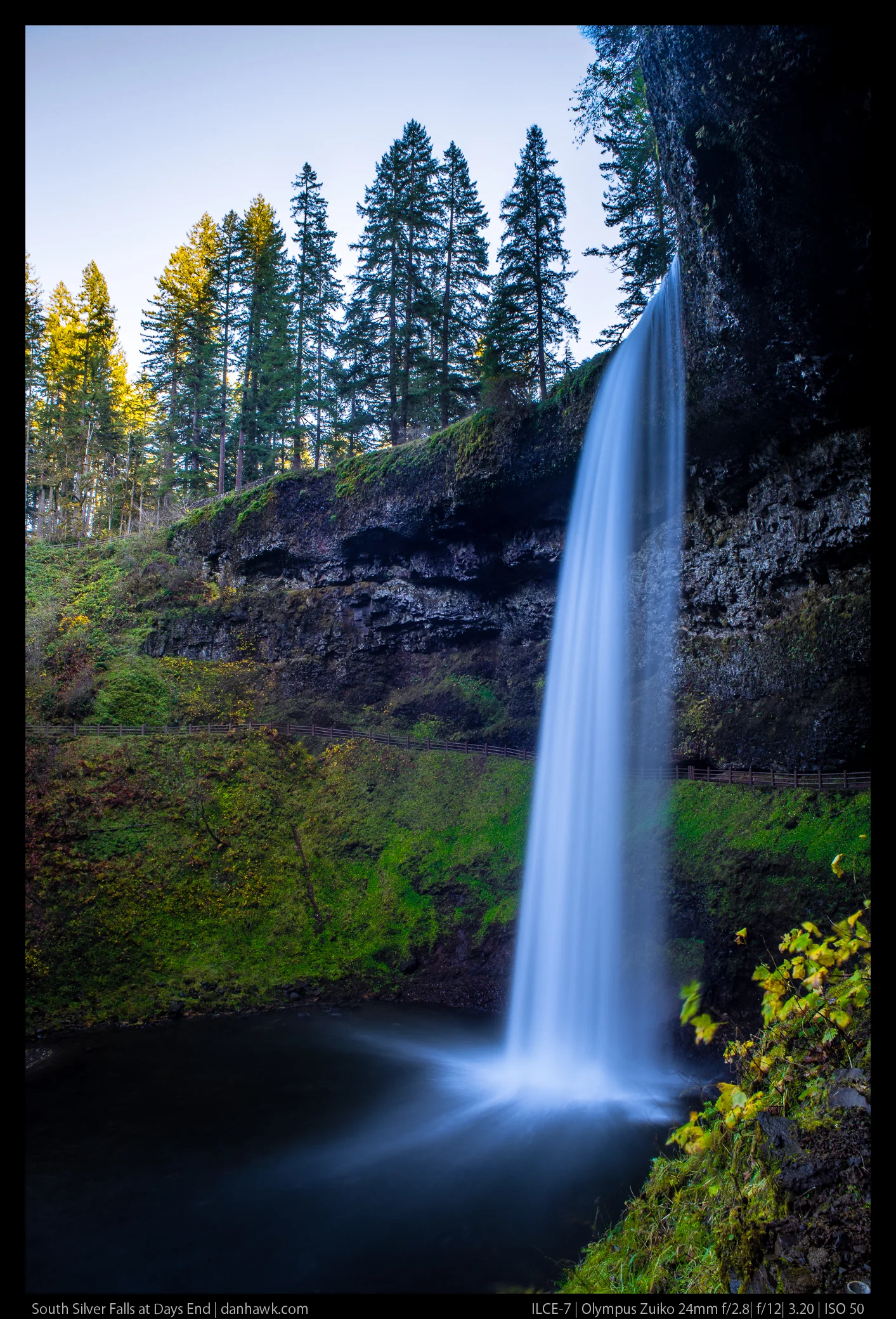 South Silver Falls at Days End