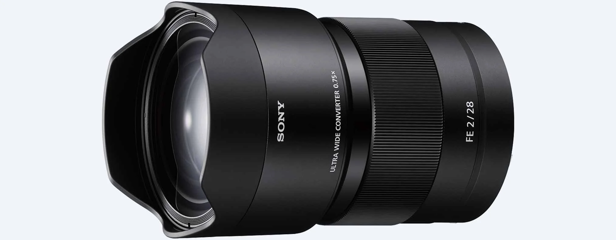 FE 28mm f/2 with UWC attached photo coutesy sony.com