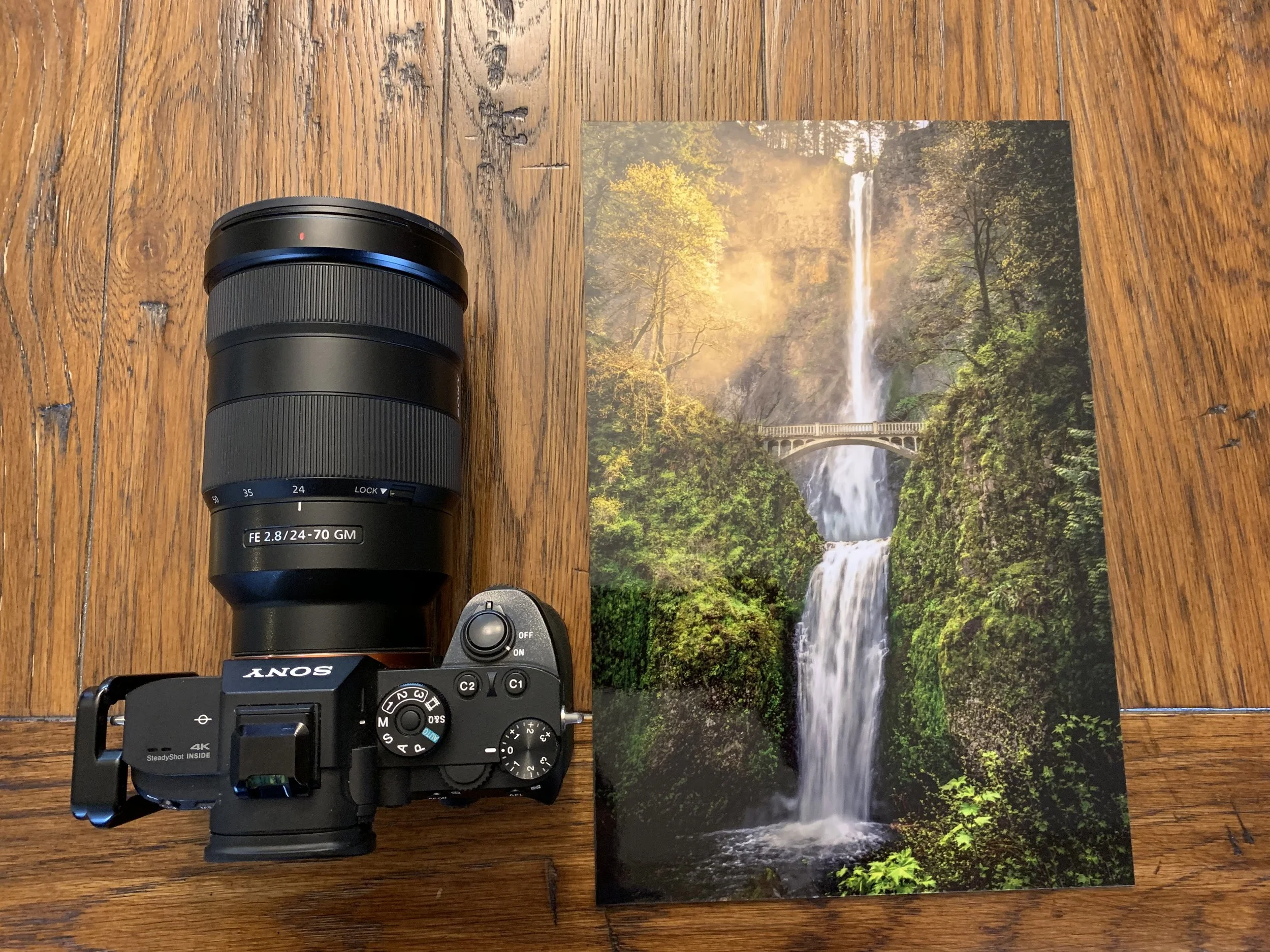 8x12 Fuji Pearl Print Next to the camera used to make the image.