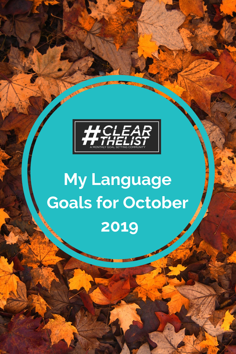 Clear the List October 2019: My italki Speaking Challenge Plans
