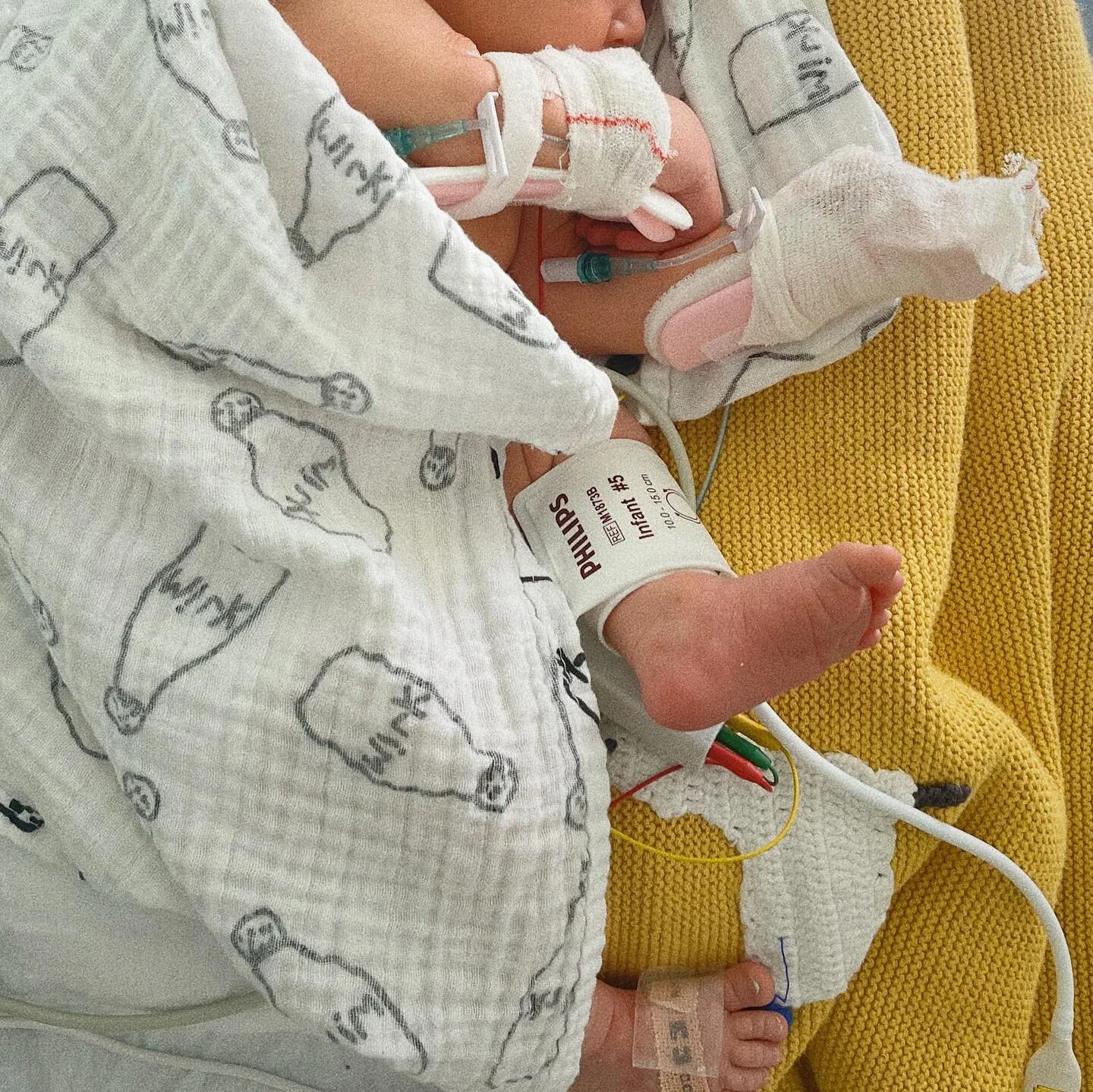 Never before have I been so scared to lose something so precious, so thankful to so many people I&rsquo;d never met or so grateful and happy to be home. @sammiejones created one of the strongest and loudest of little fighters. Bath time tonight was v