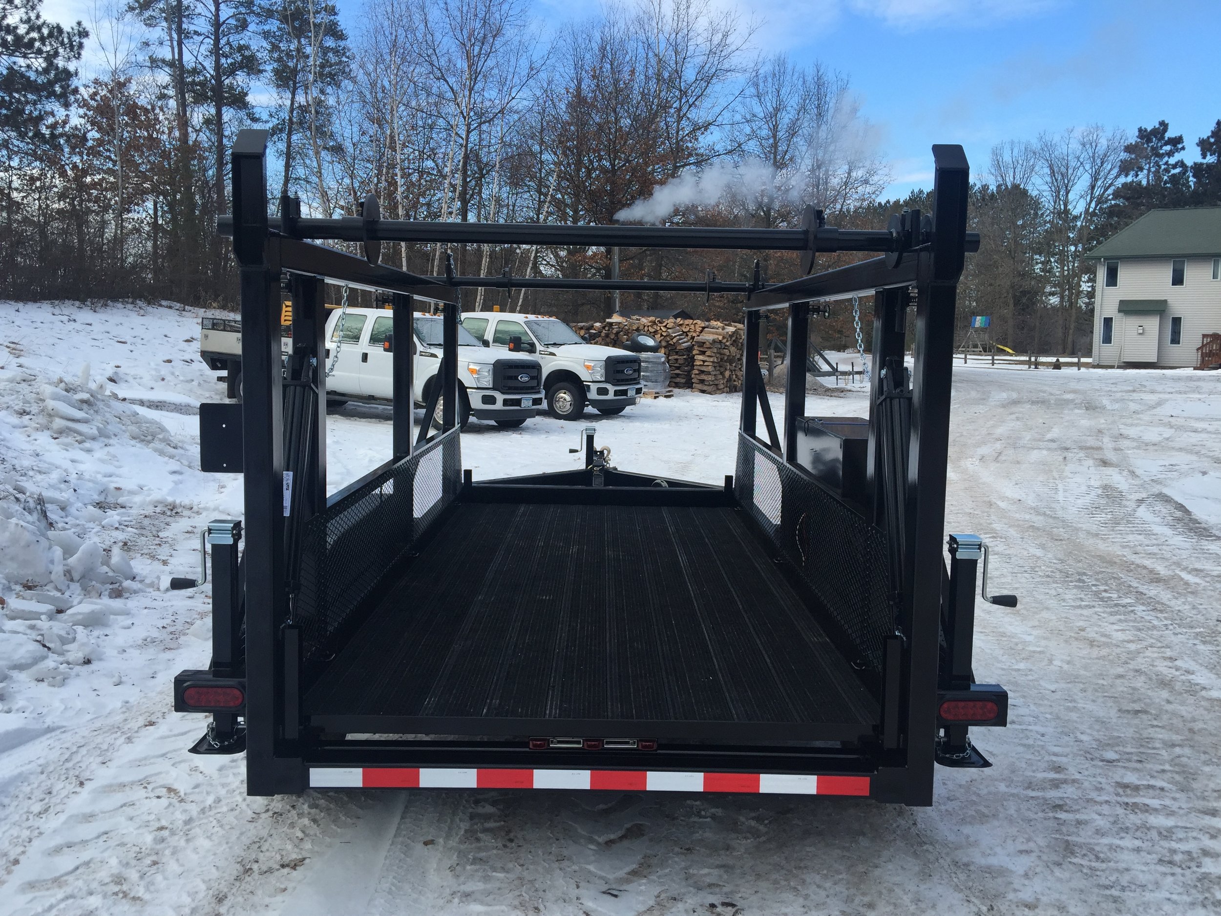  Optional Composite deck and expanded metal sides 