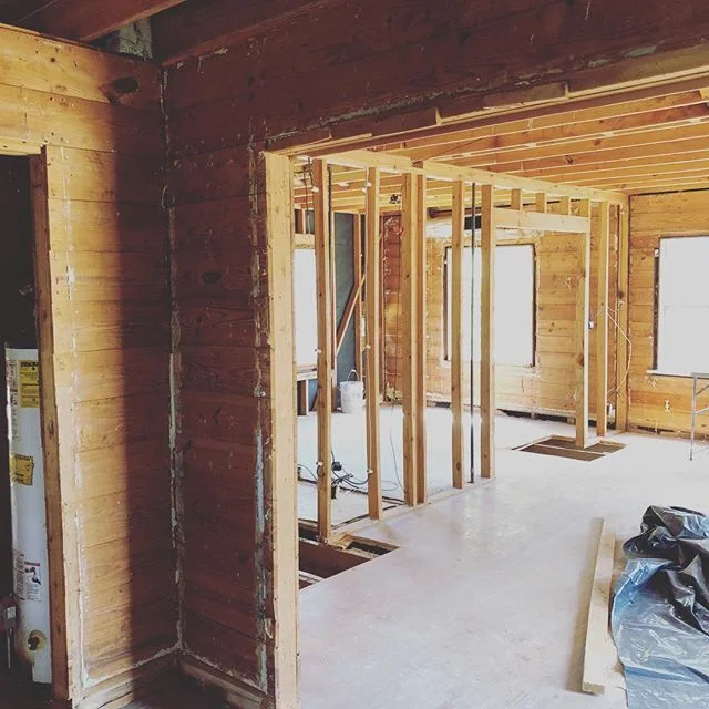 Beautiful original Shiplap at our Highland project! Luckily, nearly all of it will be repurposed throughout the project
