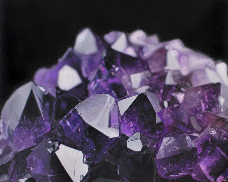 Amethyst Mountain . Oil on panel, 14" x 11"