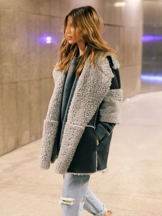 shearling lined jacket