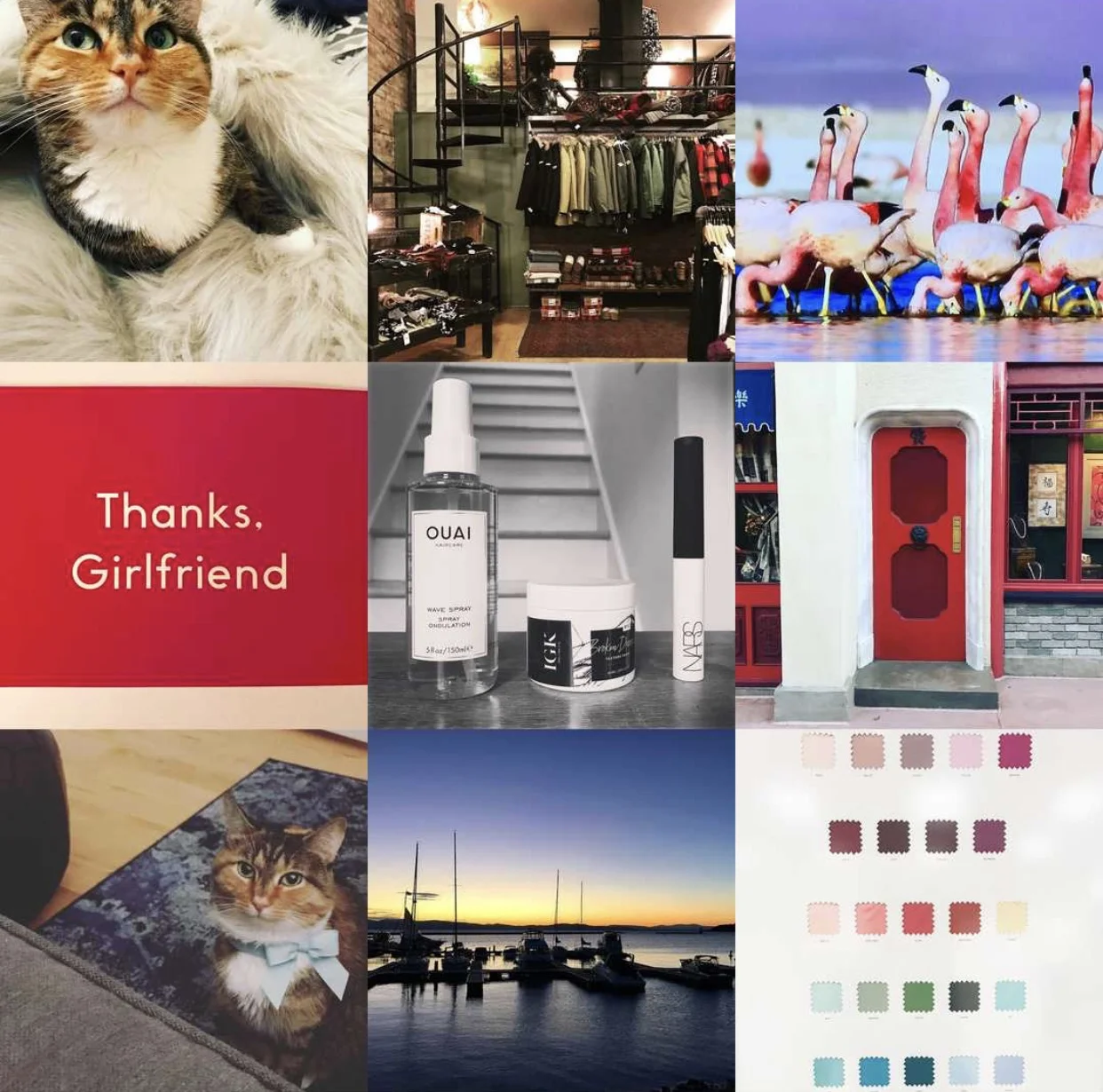 my top 9 Instagram posts for the year