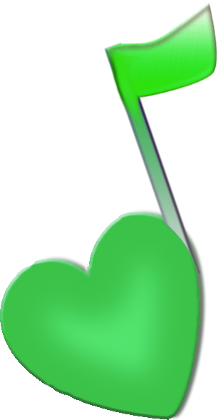 Green Music Note