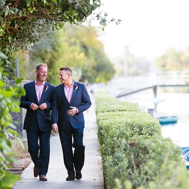 Keeping the love flowing for these awesome grooms and their Venice Beach elopement ❣️(Post 2 of 3) 🏳️&zwj;🌈