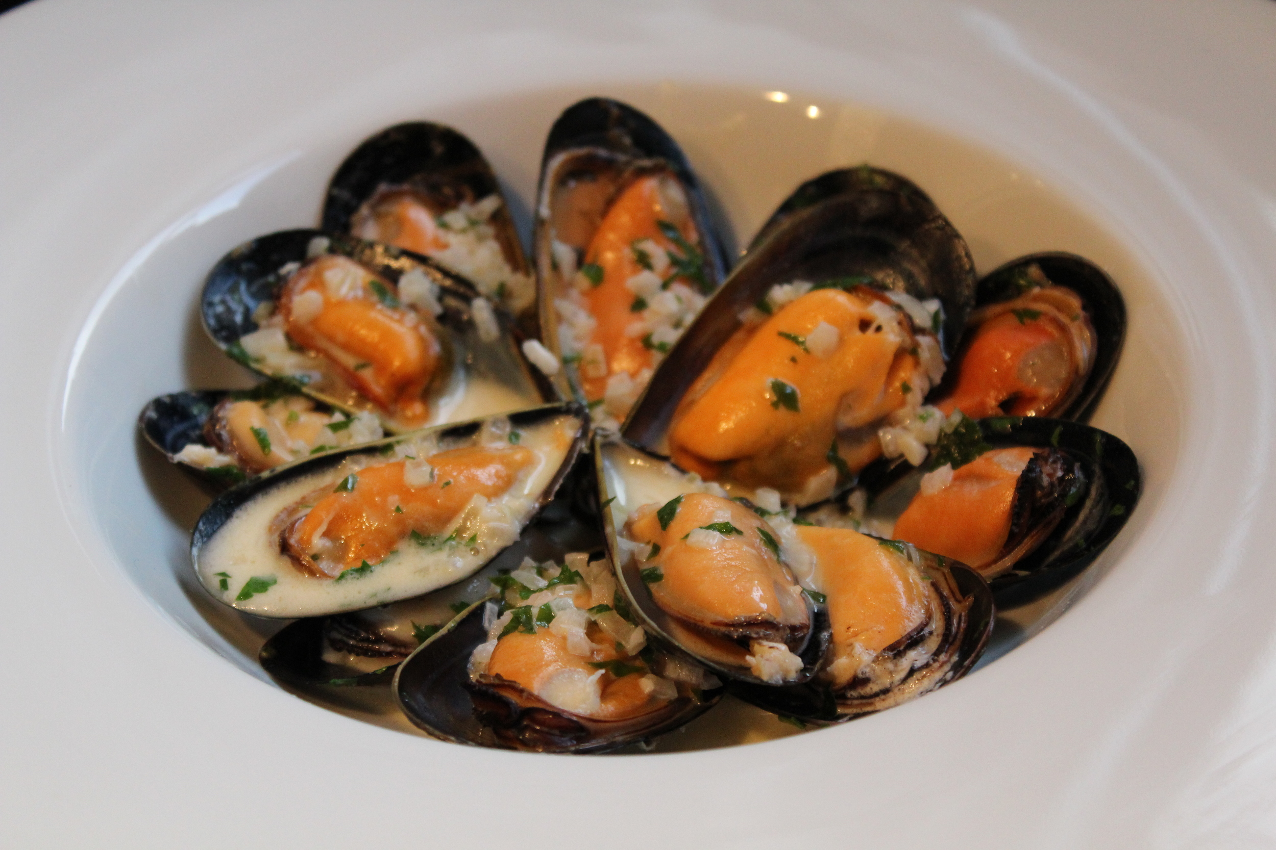 Mussels in white wine