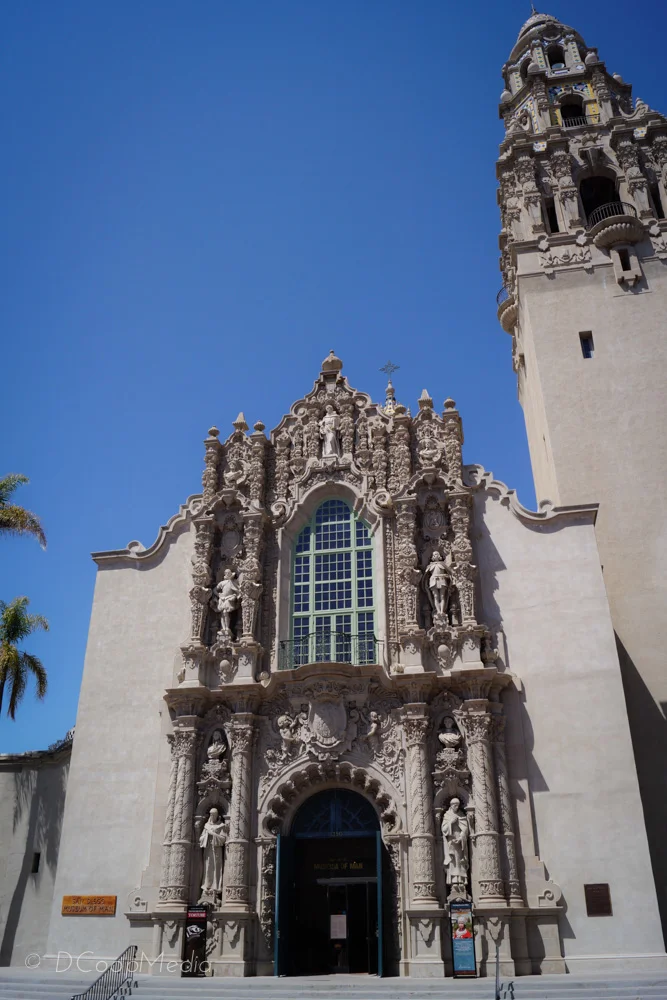A Spanish influenced aedicule at San Diego's Balboa Park