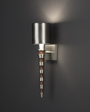 Topanga Sconce in Walnut, Courtesy Boyd Lighting
