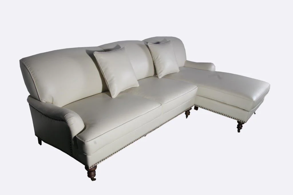 Rolled Arm Sectional, courtesy Abbyson Living