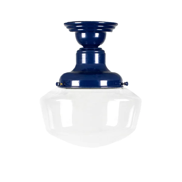 The Principal Semi-Flush in Navy, Courtesy Barn Light Electric