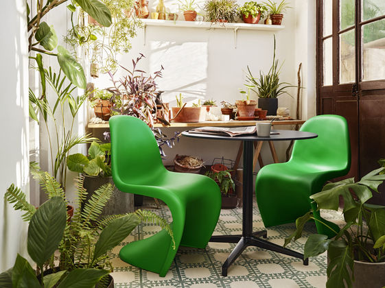 Panton Chair in Limited Edition Color "Summer Green", Courtesy Vitra