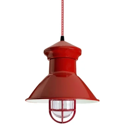 Cooper Pendant in Red. Courtesy Barn Light Electric.