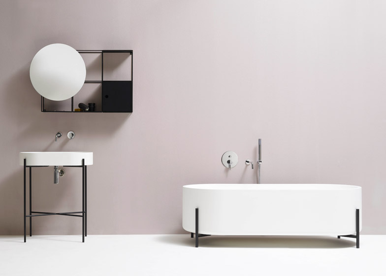 Felt Shelf, Stand Basin, Stand Bathtub by Norm Architects for Ex-T; Courtesy Ex-T