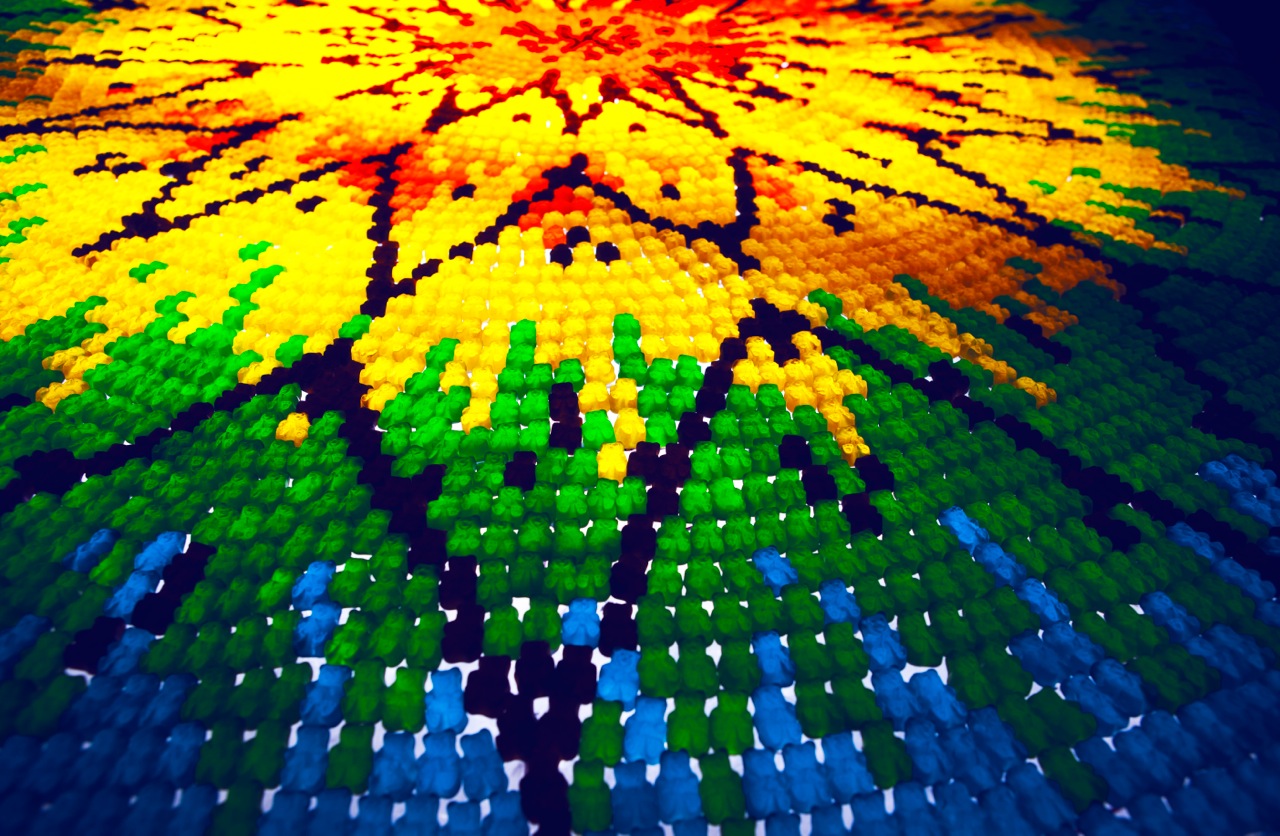 Close Up Detail of the Gummy Bear Bed, Courtesy Craig's Beds