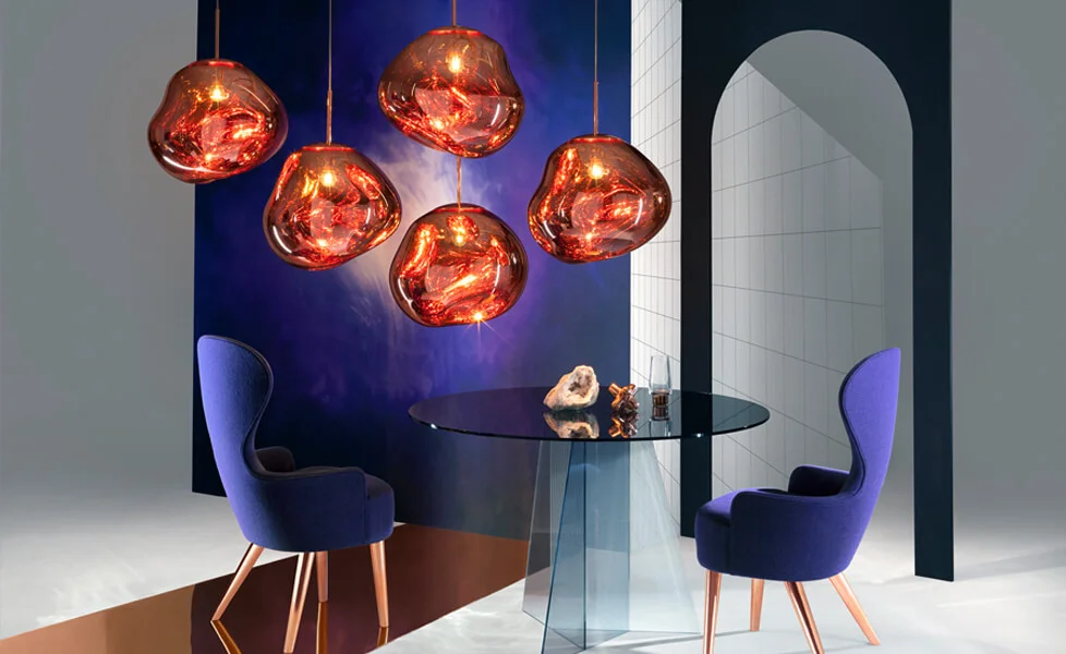 Melt Pendants, Courtesy Tom Dixon