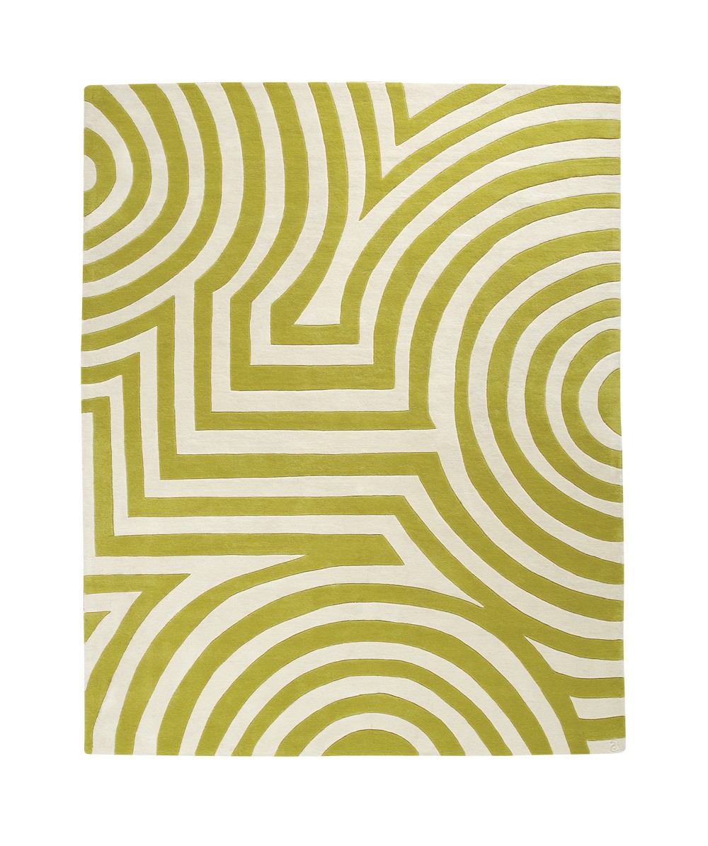 Marsden Rug in Green | Image courtesy Angela Adams