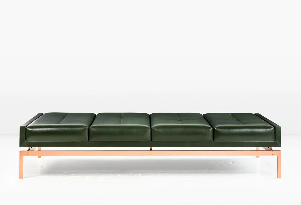 The Mad-Men-esque Olivera Chaise Lounge by Khouri Guzman Bunce Lininger | Photo courtesy KGBL