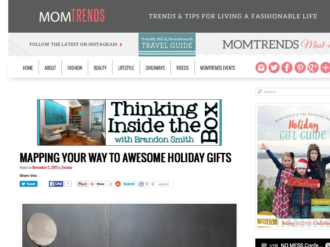 Mapping Your Way To Awesome Holiday Gifts