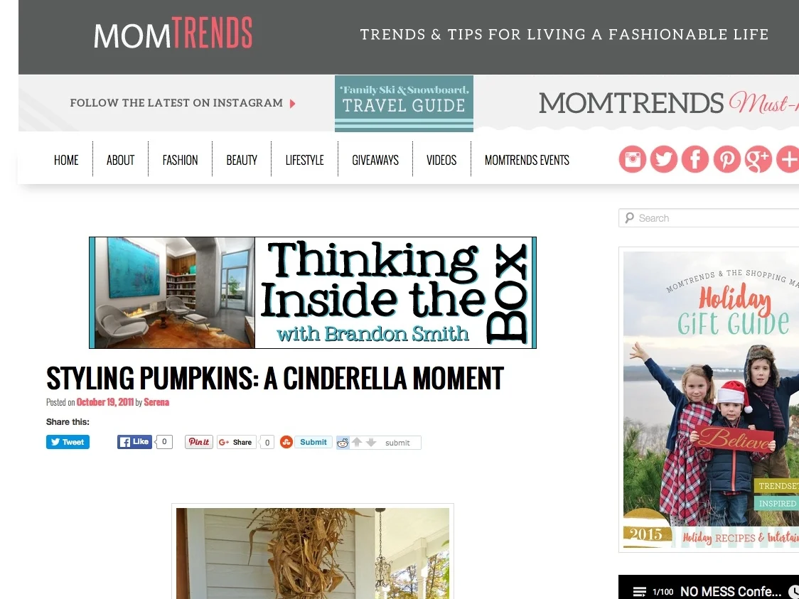 Styling Pumpkins: A Cinderella Moment