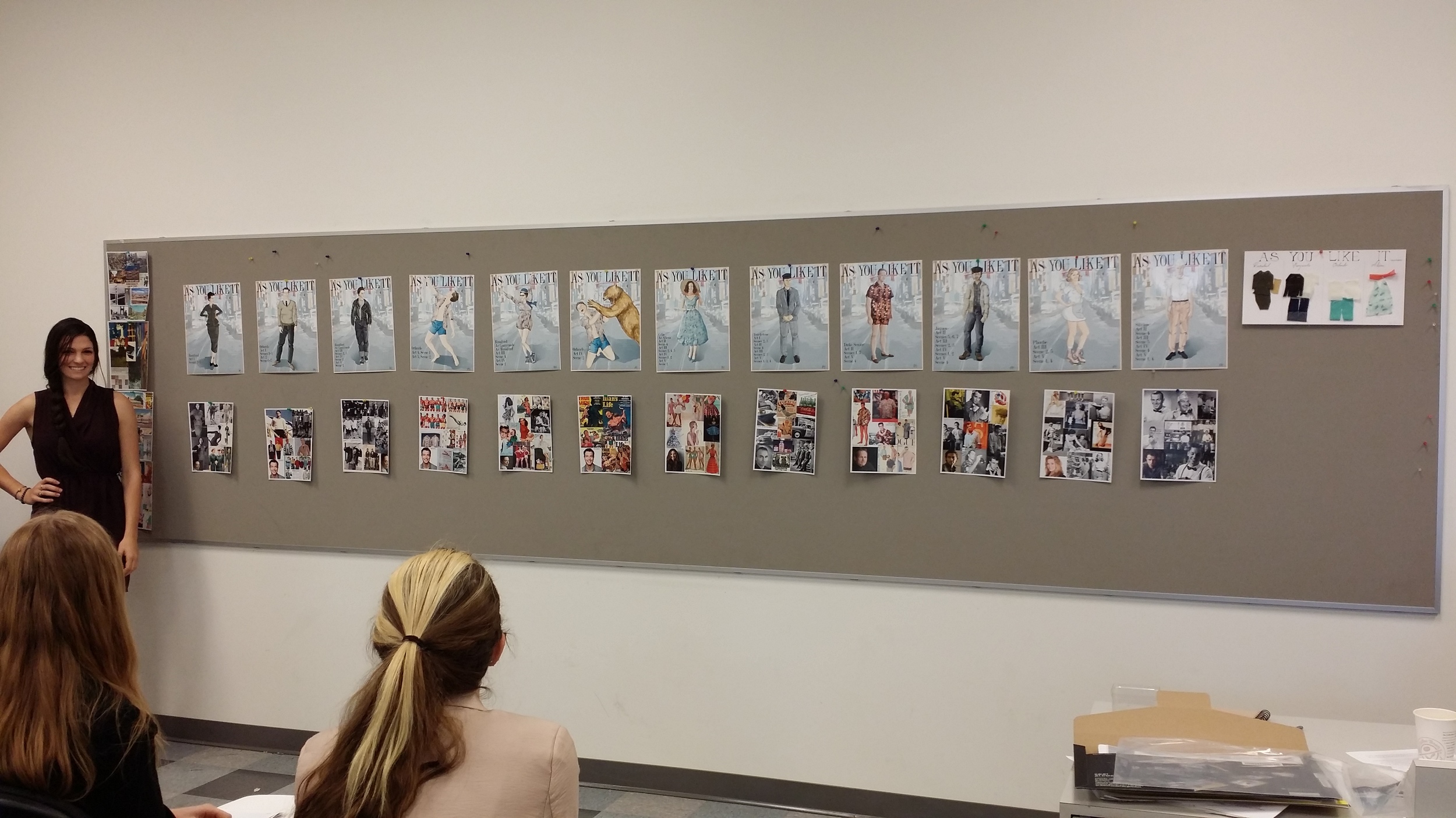Elana Gurewitz, bound for her degree in illustrative arts, focused the class on learning photoshop and research skills.&nbsp;