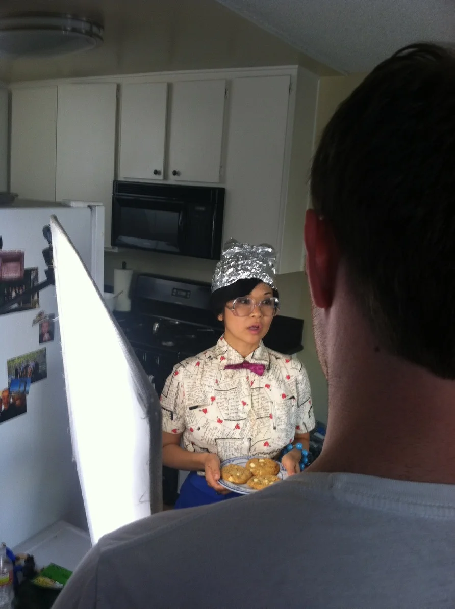 Keiko Ageno as Delia, serving up some nefarious Confusion Cookies. 