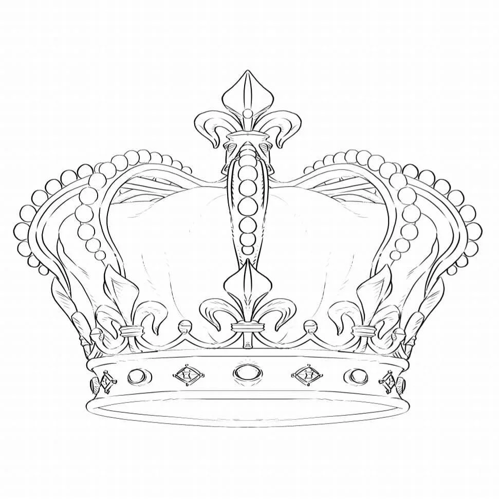 Another icon sketch, this one meaning &quot;Power.&quot; 
. . . . .
#crownsketch #crown #royalty #drawing #lineart #sketch