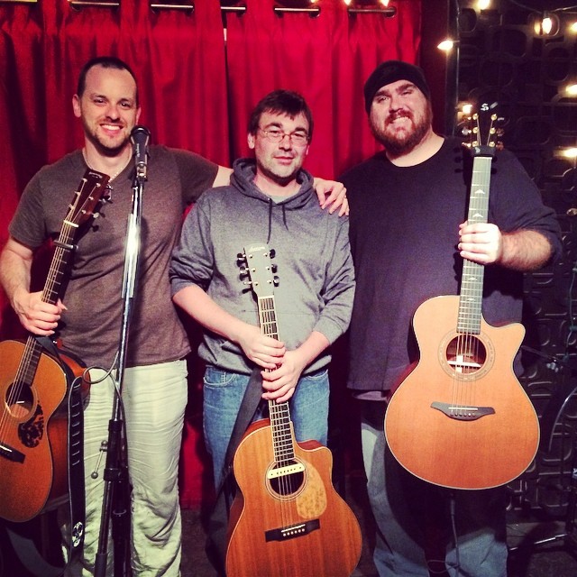 Dylan Ryche, Dallas Sutherland, and me after the show in Toronto