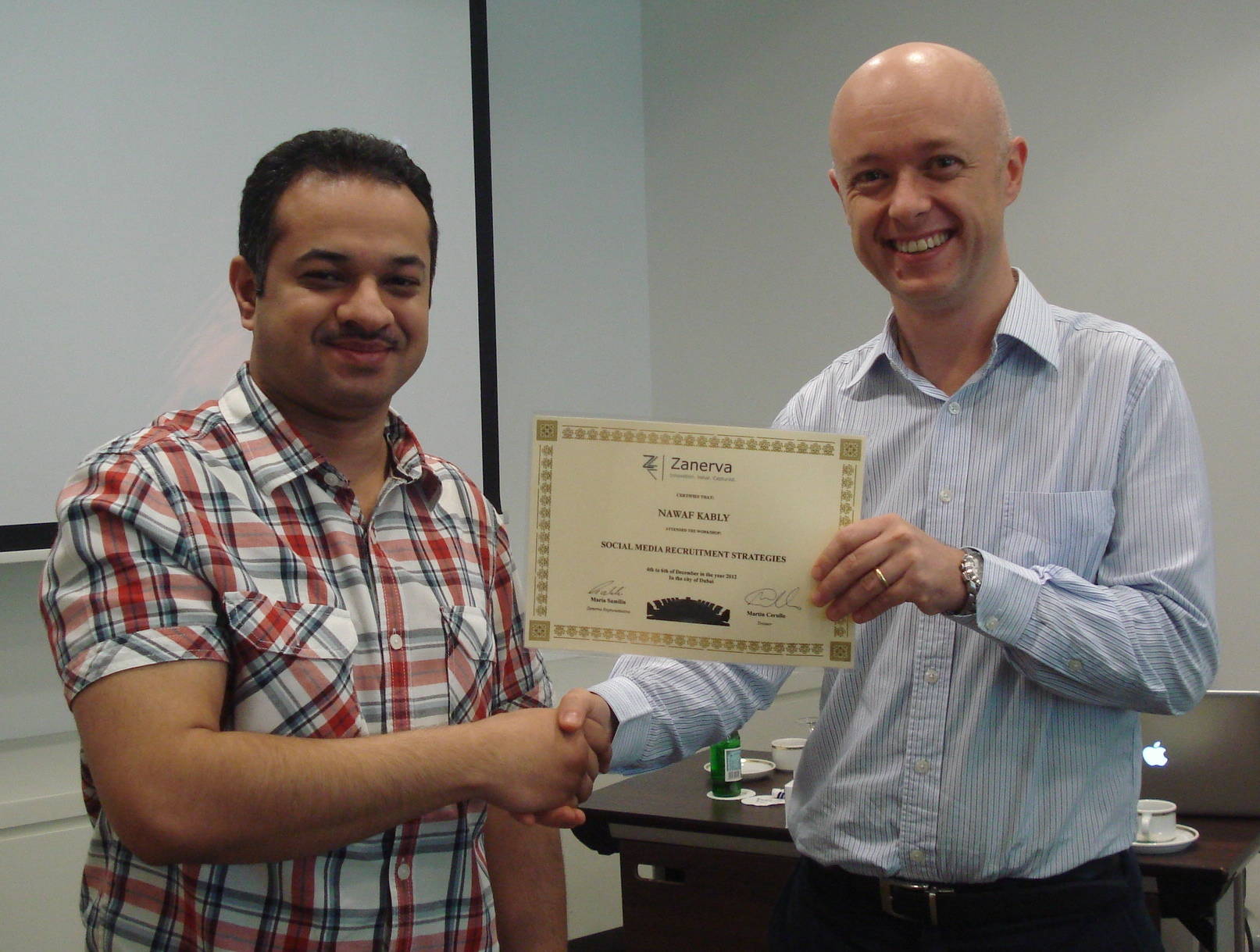  "I learned better search, more focused search and expanding my network on social media.   Thank you! :)&nbsp; Very useful and a pleasure to attend."   Nawaf Kably -&nbsp;  AVP, Acting Head of Recruitment at&nbsp;  Gulf International Bank     
