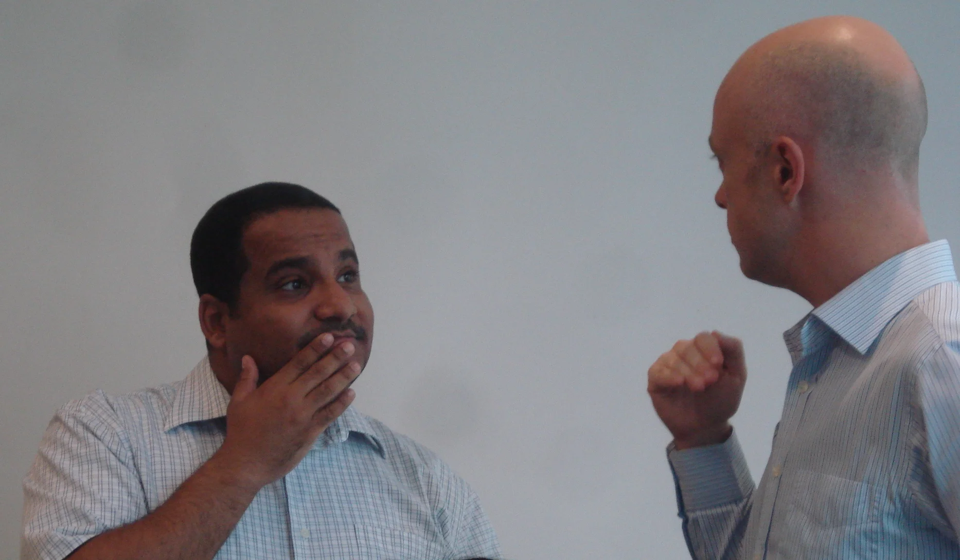    Waheeb Alsubhi  (Recruitment Manager - Gulf International Bank) with  Martin Cerullo  (Zanerva Partner Consultant)  