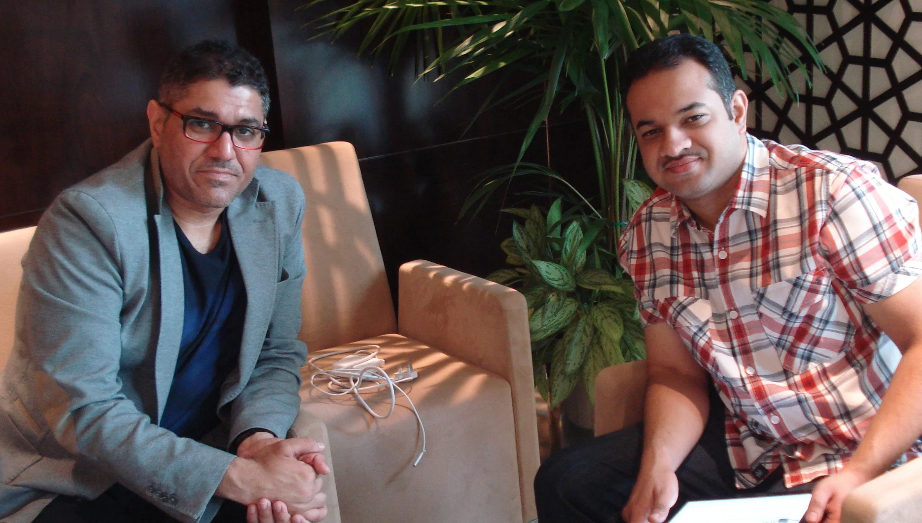   Shabir Hussain  (Resourcing, Omanisation, Leadership Development &amp; Recruitment Manager - Petroleum Development Oman) with  Nawaf Kably  (AVP Acting Head of Recruitment - Gulf International Bank)    &nbsp; 