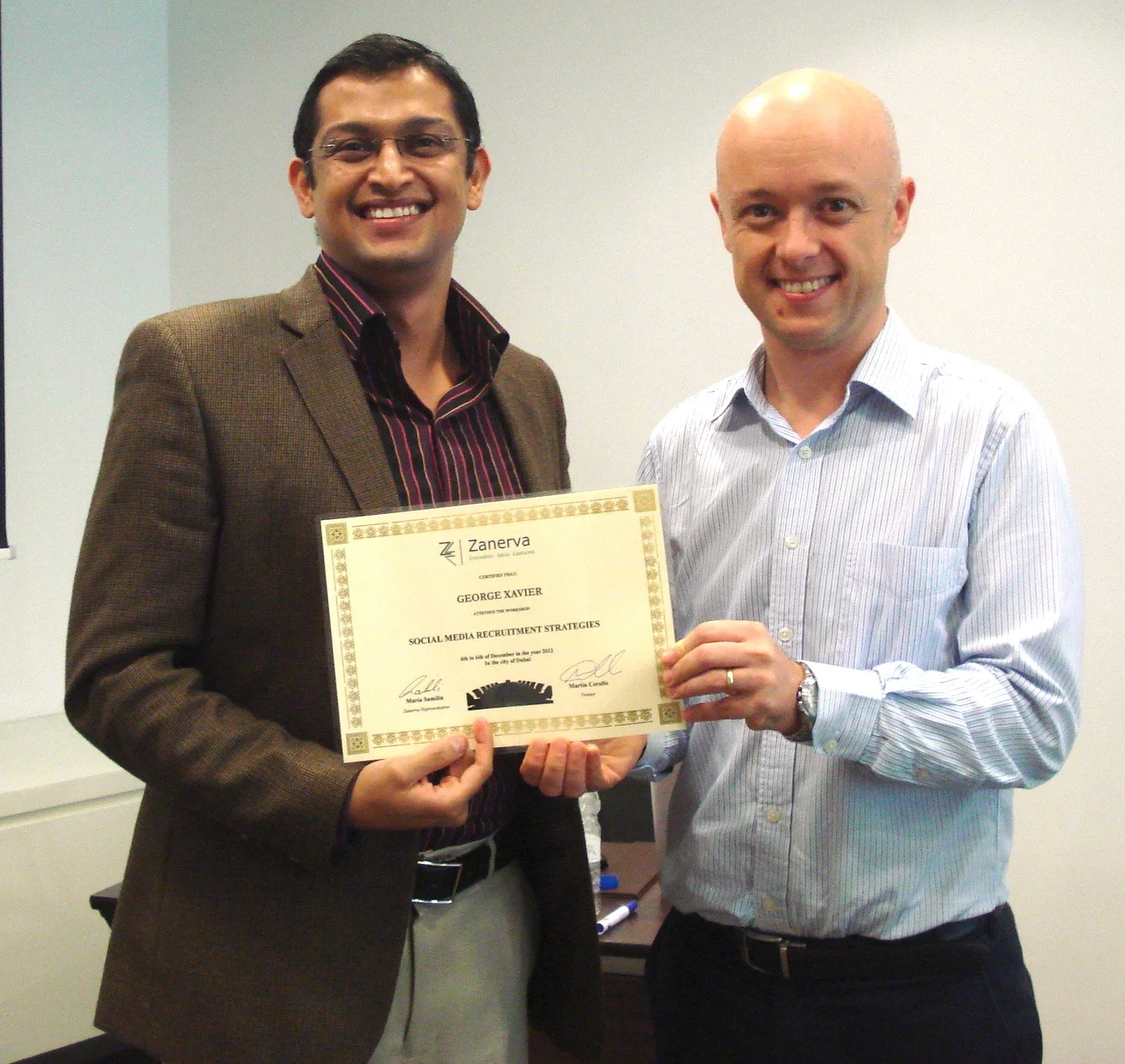  "It has been a very good and useful experience.   Martin is a pack of tremendous energy. Extremely knowledgeable, he knows his subject very well. &nbsp;A great presenter and mentor. It was a real pleasure to attend his session."    George Xavier -&n