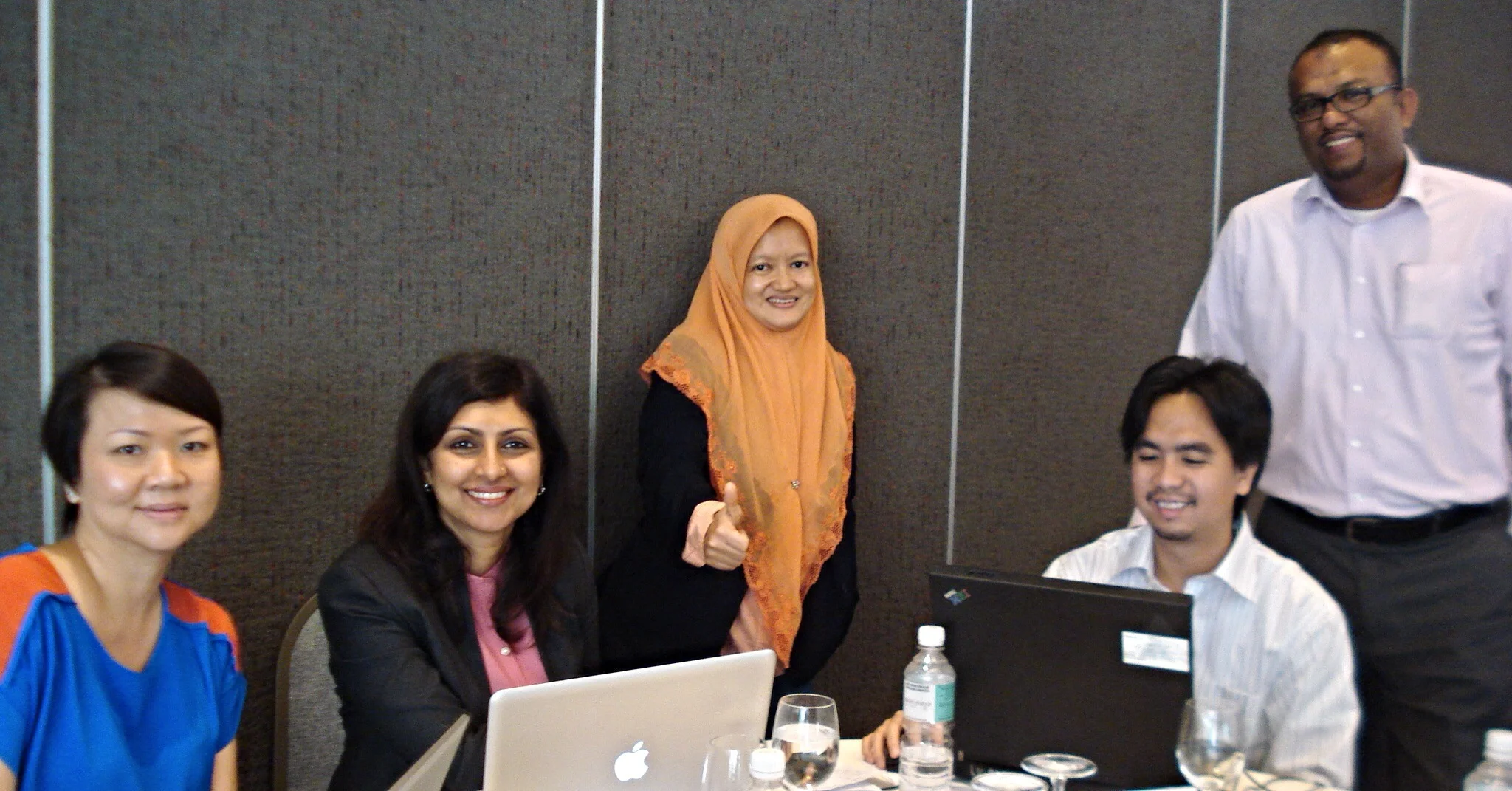 Happy with the Group Work