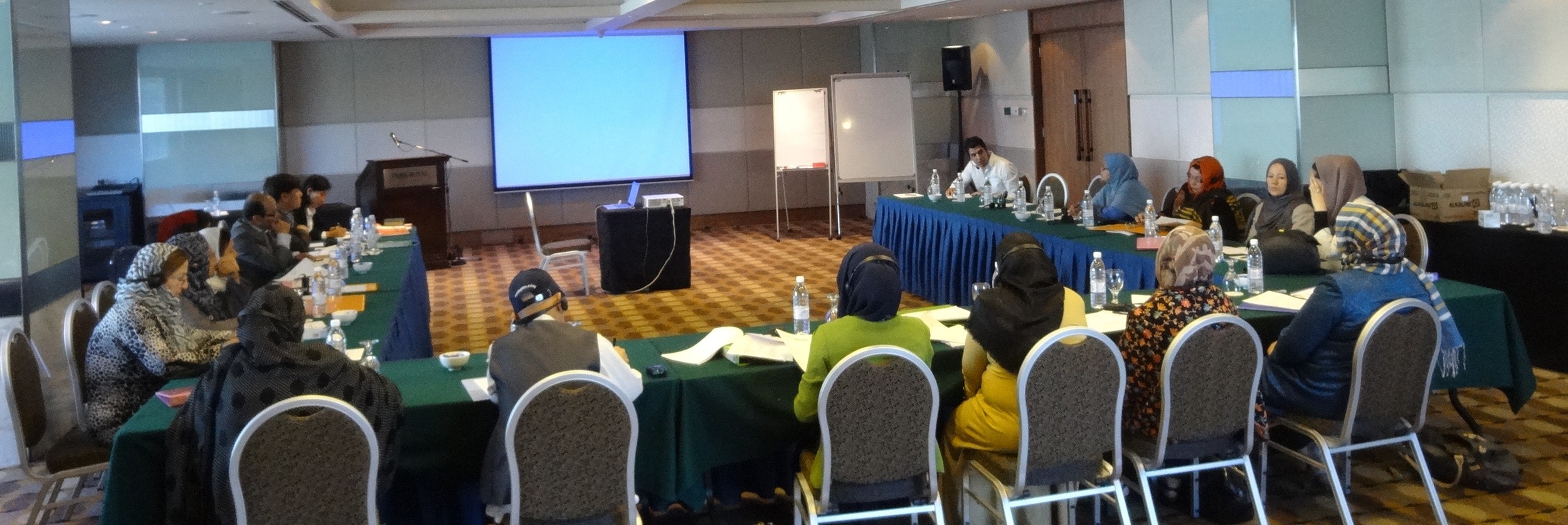  L to R: Ratna Osman (of Sisters In Islam), Maria Samilin (of Zanerva Sdn. Bhd) and Ivy Josiah (of Women's Aid Organization)  
