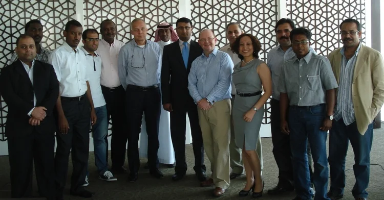 Photo of the delegates to the Advanced Operational Cash Flow and Treasury Management Workshop held in Dubai