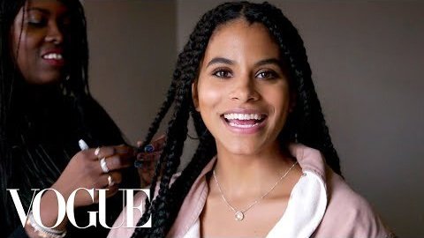 Zazie Beetz Gets Ready for the Joker Premiere | Vogue