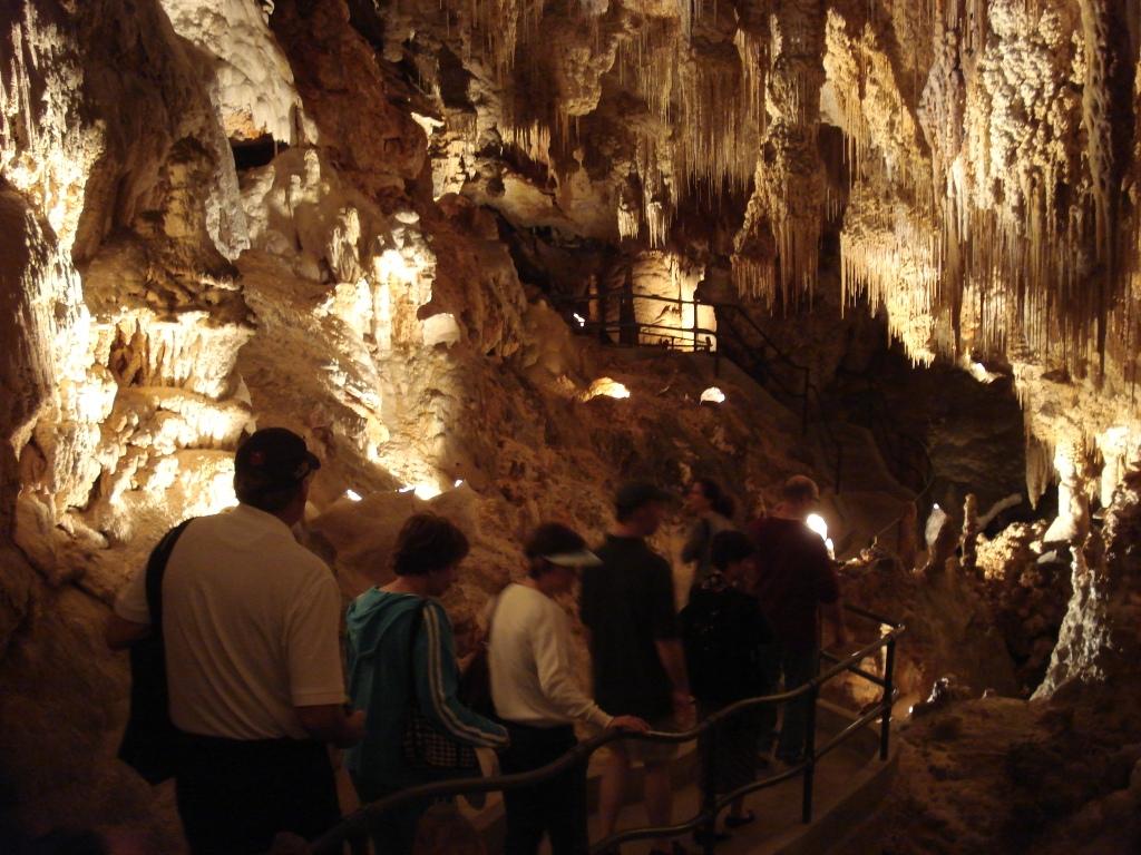 Tourists in Fantasy Cave