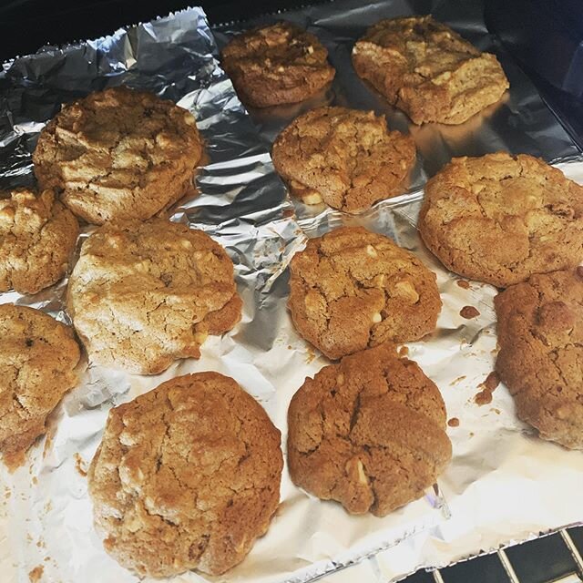 Easy peanut butter cookies. (I&rsquo;ve given in to the quarantine baking.)