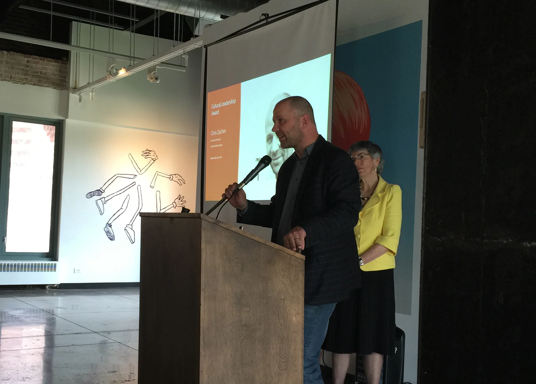 Chris Zacher Receives Inaugural Cultural Leadership Award