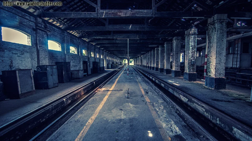 Closed down train station