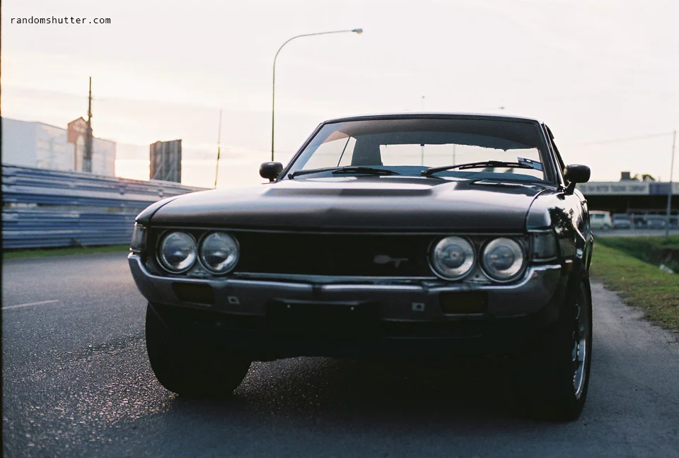 Sunset and my car
