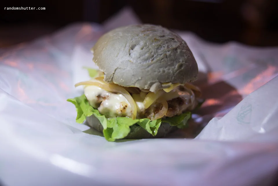Beef burger RM 6.90